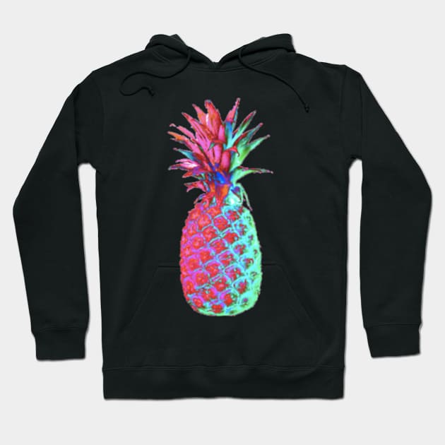 Rainbow Pineapple Hoodie by Biscuit25